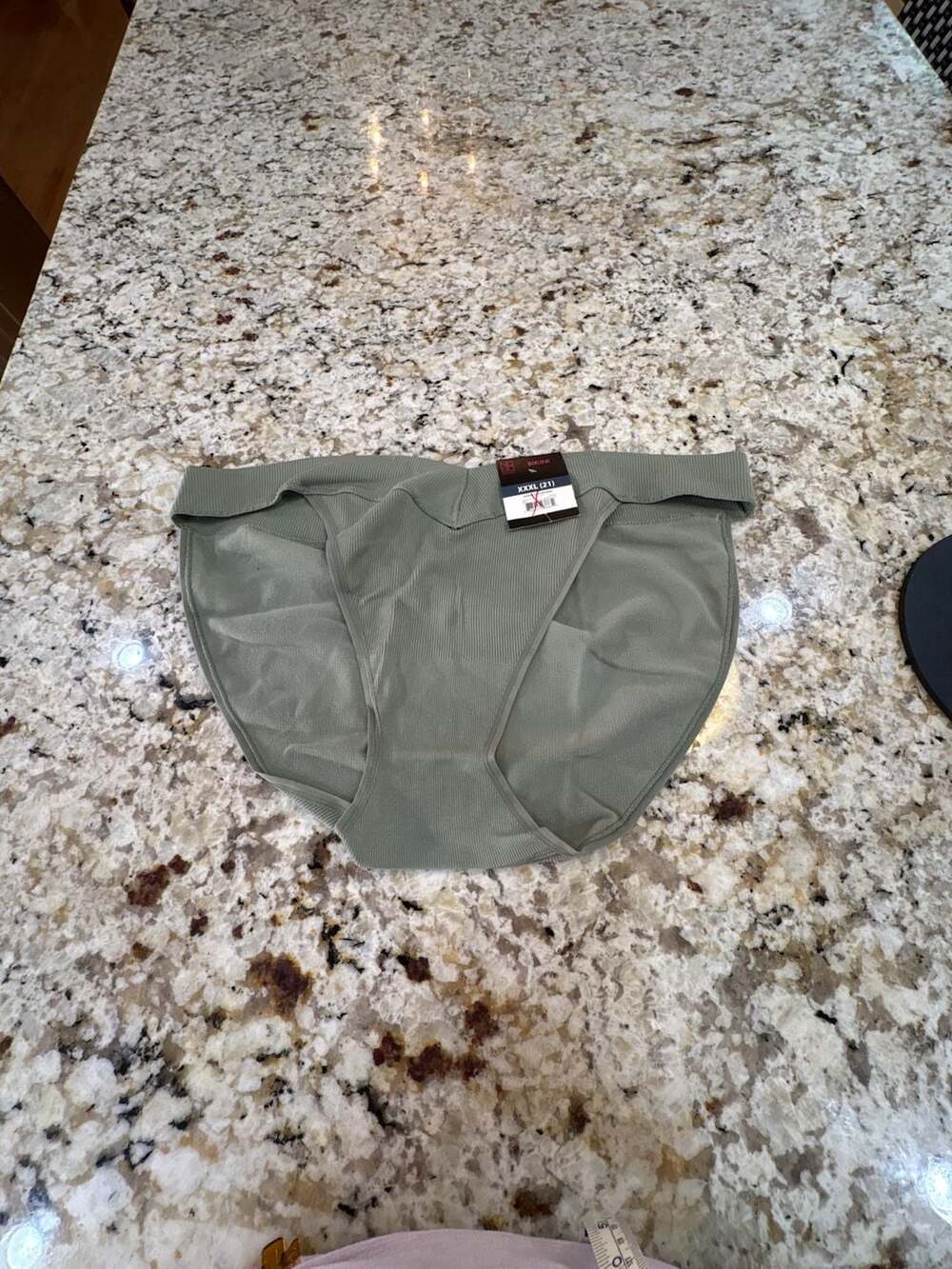 No Boundaries Seamless Low Rise Bikini Size XXXL (21) Sage Green